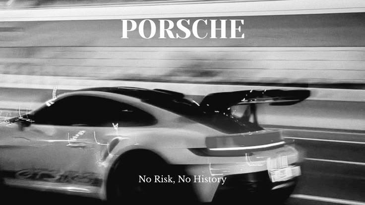No Porsche No History Flag