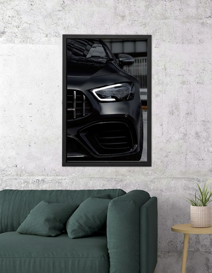 AMG GT NEON Poster (white LED)