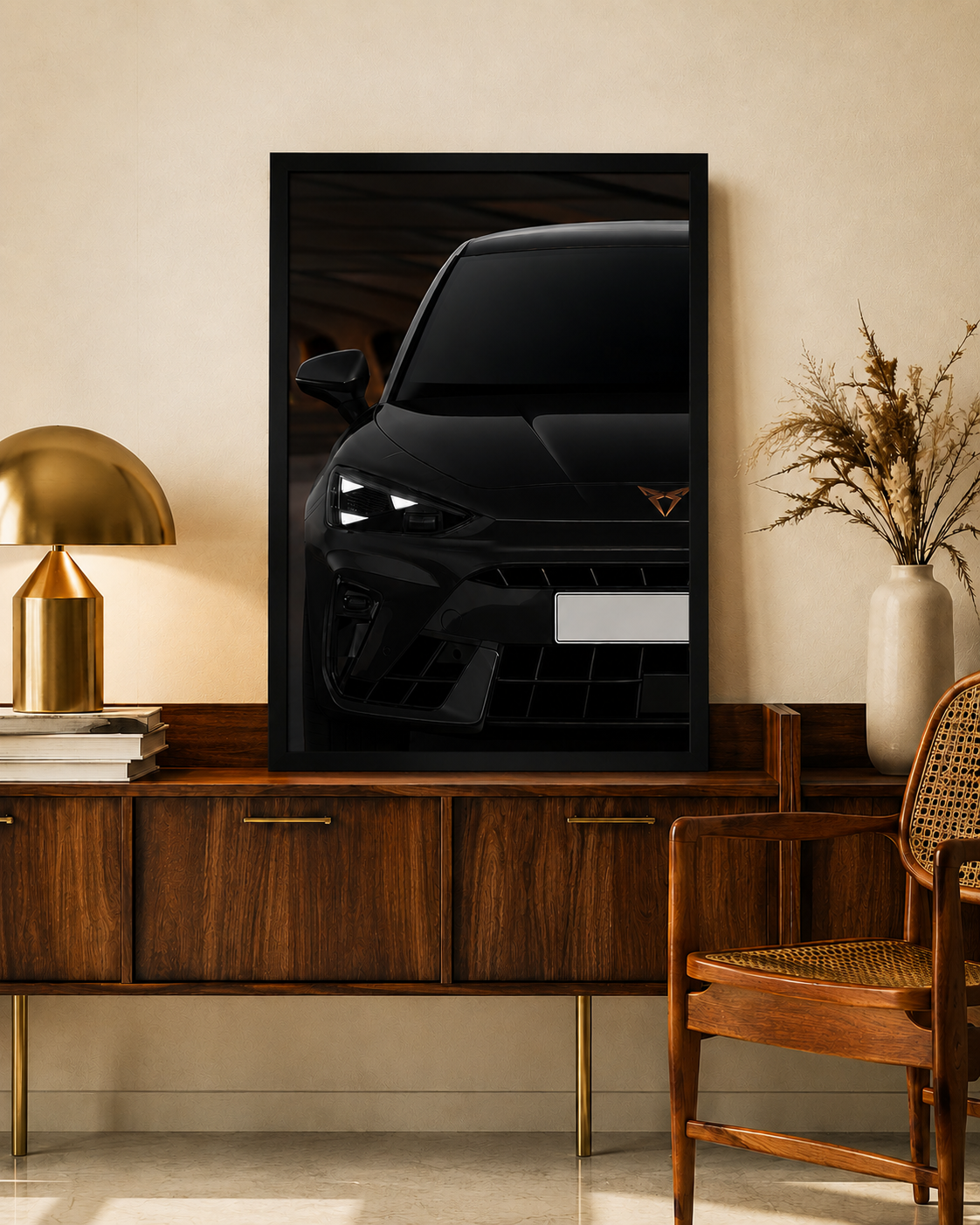 CUPRA Leon NEON Poster (white LED)