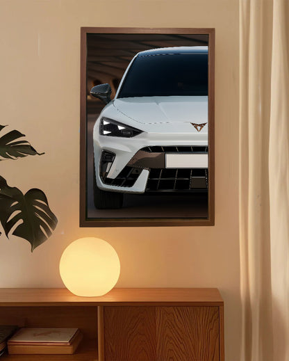 CUPRA Leon NEON Poster (white LED)