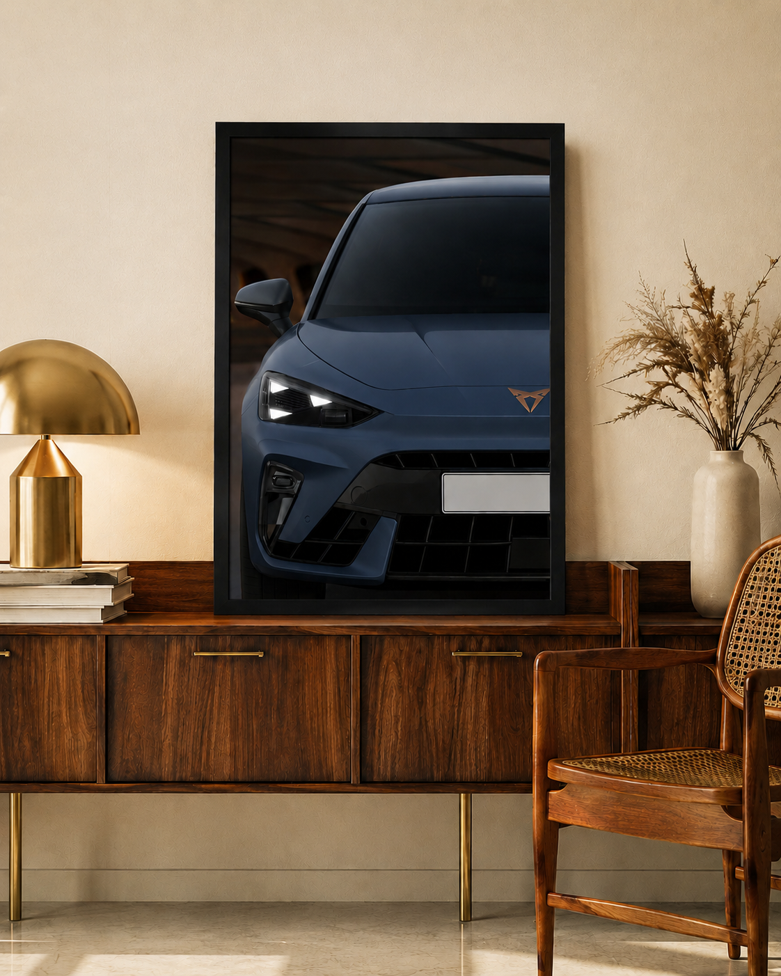 CUPRA Leon NEON Poster (white LED)