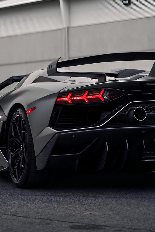 Lamborghini Aventador NEON Poster (red LED)