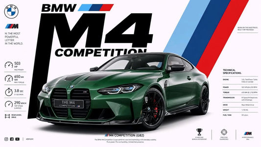 BMW M4 Competition Flag
