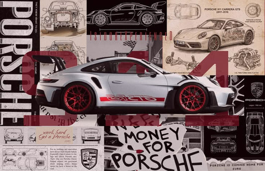 Money For Porsche Flag
