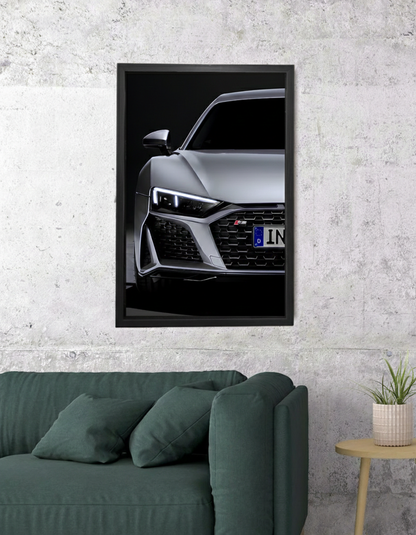 Audi R8 NEON Poster (white LED)