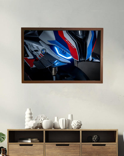 BMW M1000 NEON Poster (blue LED)