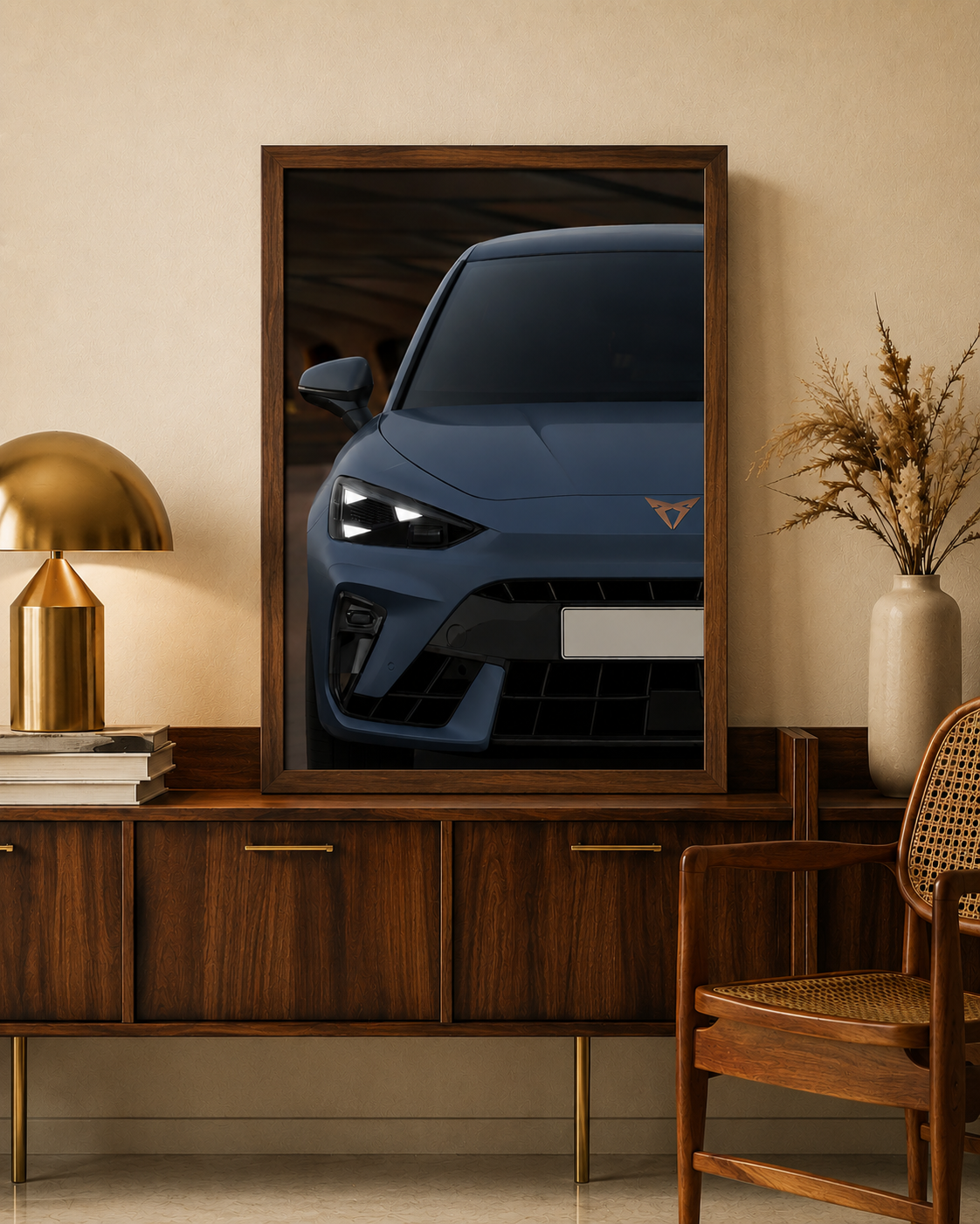 CUPRA Leon NEON Poster (white LED)