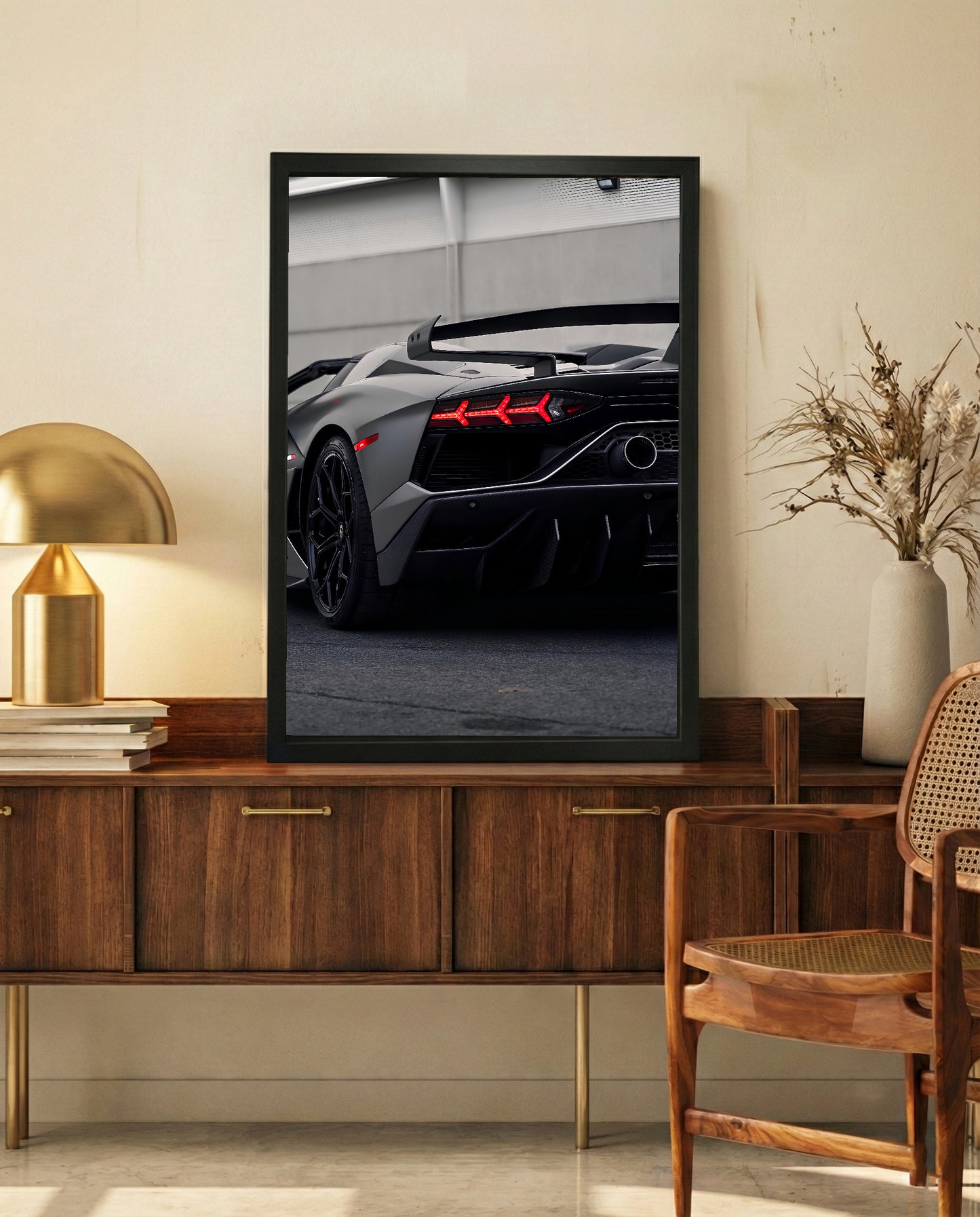 Lamborghini Aventador NEON Poster (red LED)